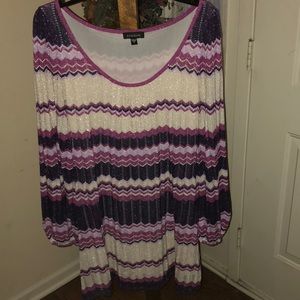 Bebe sparkly off the shoulder dress